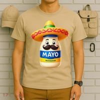 Funny Cinco De Mayo Mayonnaise Bottle Mexican Fiesta Pun T-Shirt thumb 6