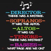 Funny Choir Director Soprano Alto Tenor Bass Show Choir Joke Women's Tank Top thumb 5