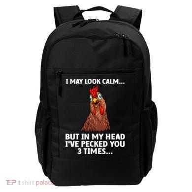 Funny Chicken Design Poultry Chicken Farmer Backpack