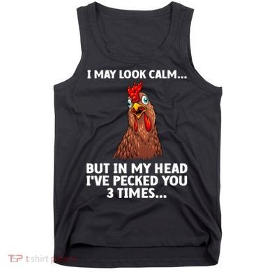 Funny Chicken Design Poultry Chicken Farmer Tank Top