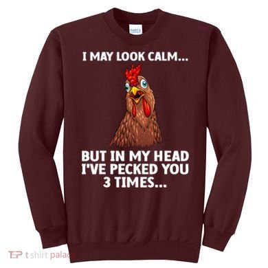 Funny Chicken Design Poultry Chicken Farmer Sweatshirt