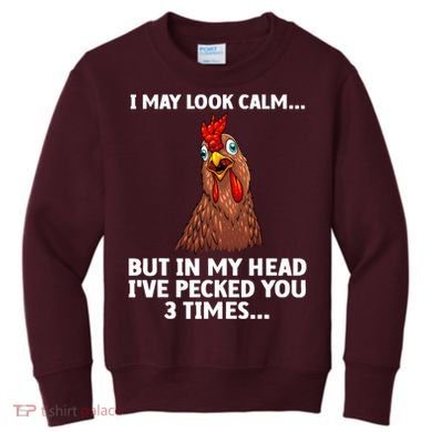 Funny Chicken Design Poultry Chicken Farmer Kids Sweatshirt