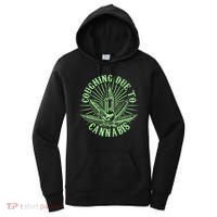 Funny Coughing Due To Cannabis Women's Hoodie thumb 0