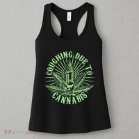 Funny Coughing Due To Cannabis Women's Tank Top thumb 3