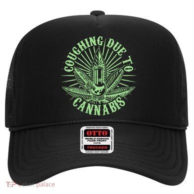 Funny Coughing Due To Cannabis Hat