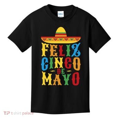 Feliz Cinco De Mayo Kids T-Shirt