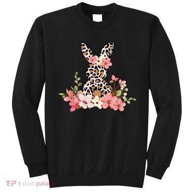 Floral Cheetah Easter Bunny Sweatshirt
