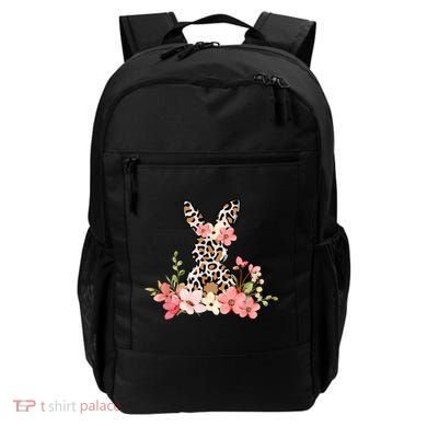 Floral Cheetah Easter Bunny Backpack