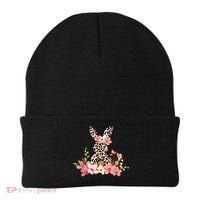 Floral Cheetah Easter Bunny Beanie thumb 0