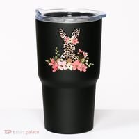 Floral Cheetah Easter Bunny Tumbler thumb 0