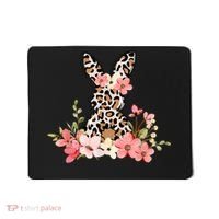 Floral Cheetah Easter Bunny Mousepad thumb 0