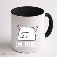 Funny Cat Ew People Love Cats Gift Coffee Mug thumb 1