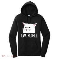 Funny Cat Ew People Love Cats Gift Women's Hoodie thumb 0