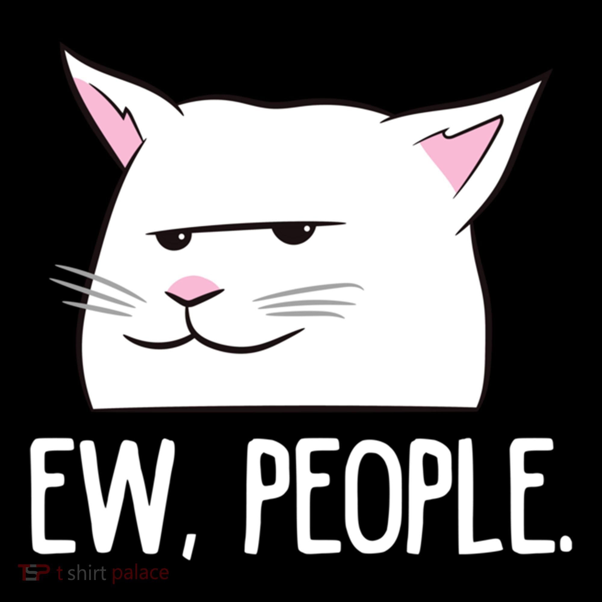 Funny Cat Ew People Love Cats Gift Women's Hoodie