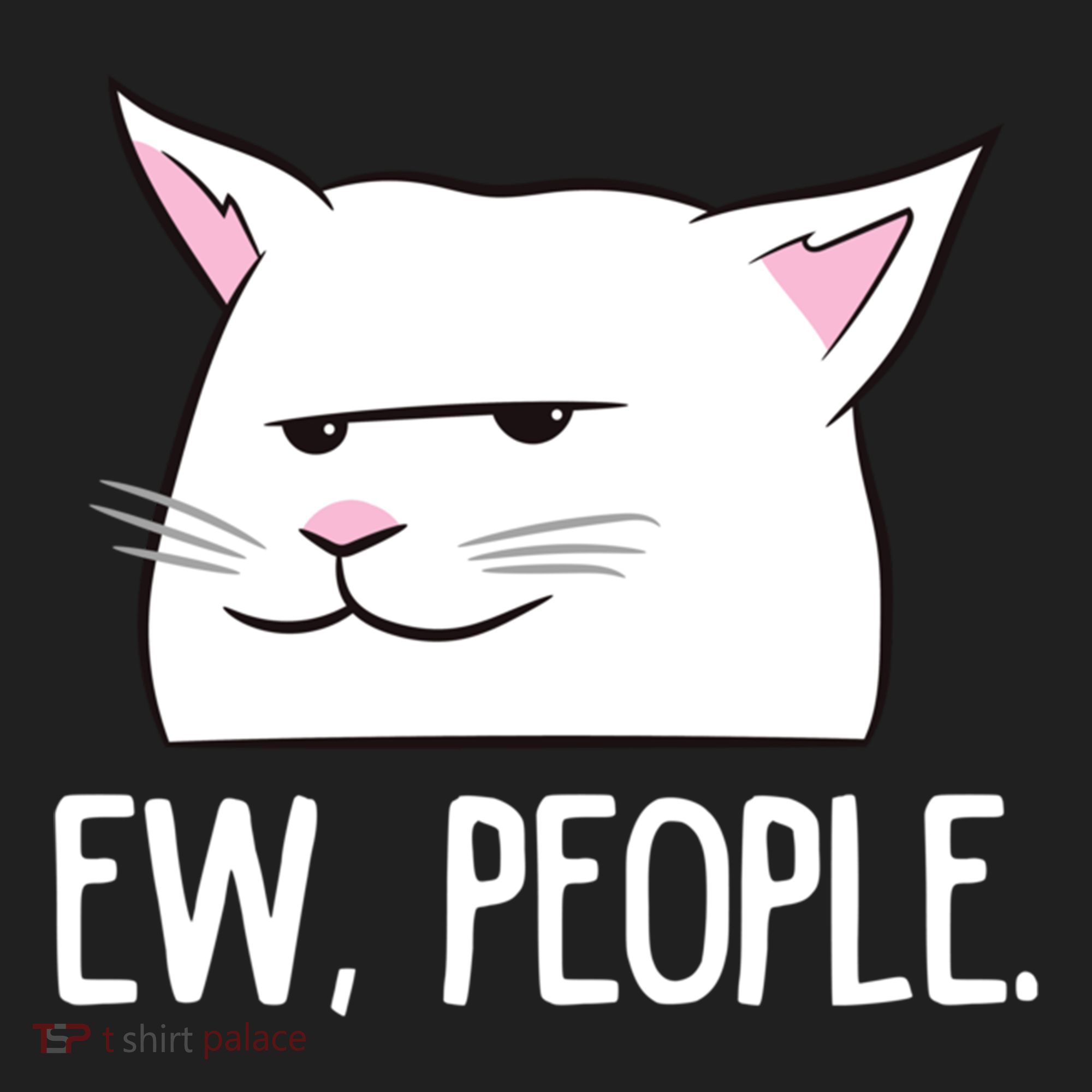 Funny Cat Ew People Love Cats Gift Golf Towel
