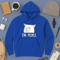 Funny Cat Ew People Love Cats Gift Hoodie thumb 3