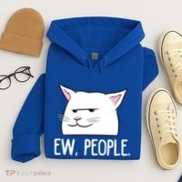 Funny Cat Ew People Love Cats Gift Hoodie thumb 4