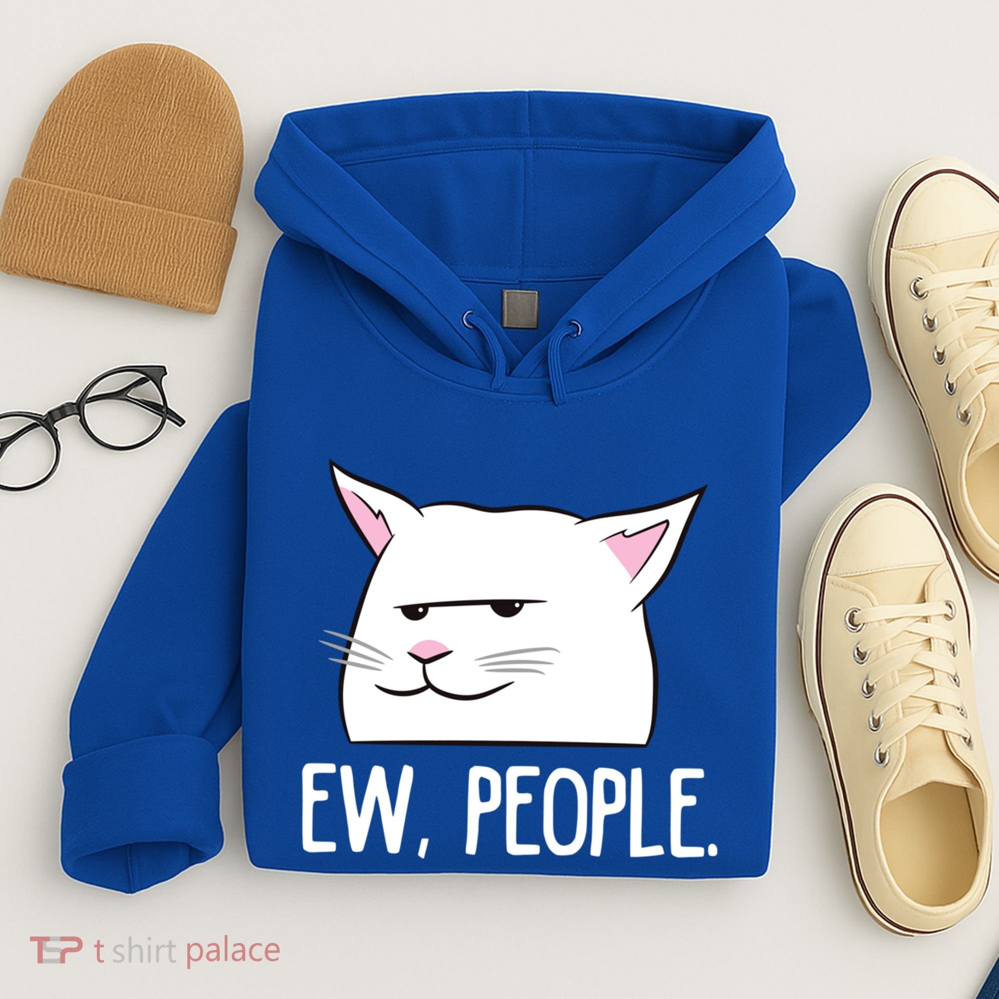 Funny Cat Ew People Love Cats Gift Hoodie