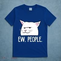 Funny Cat Ew People Love Cats Gift T-Shirt thumb 5