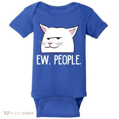 Funny Cat Ew People Love Cats Gift Baby Bodysuit