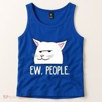 Funny Cat Ew People Love Cats Gift Tank Top thumb 2