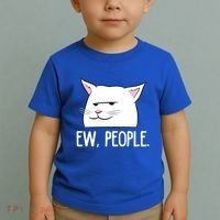 Funny Cat Ew People Love Cats Gift Toddler T-Shirt thumb 2