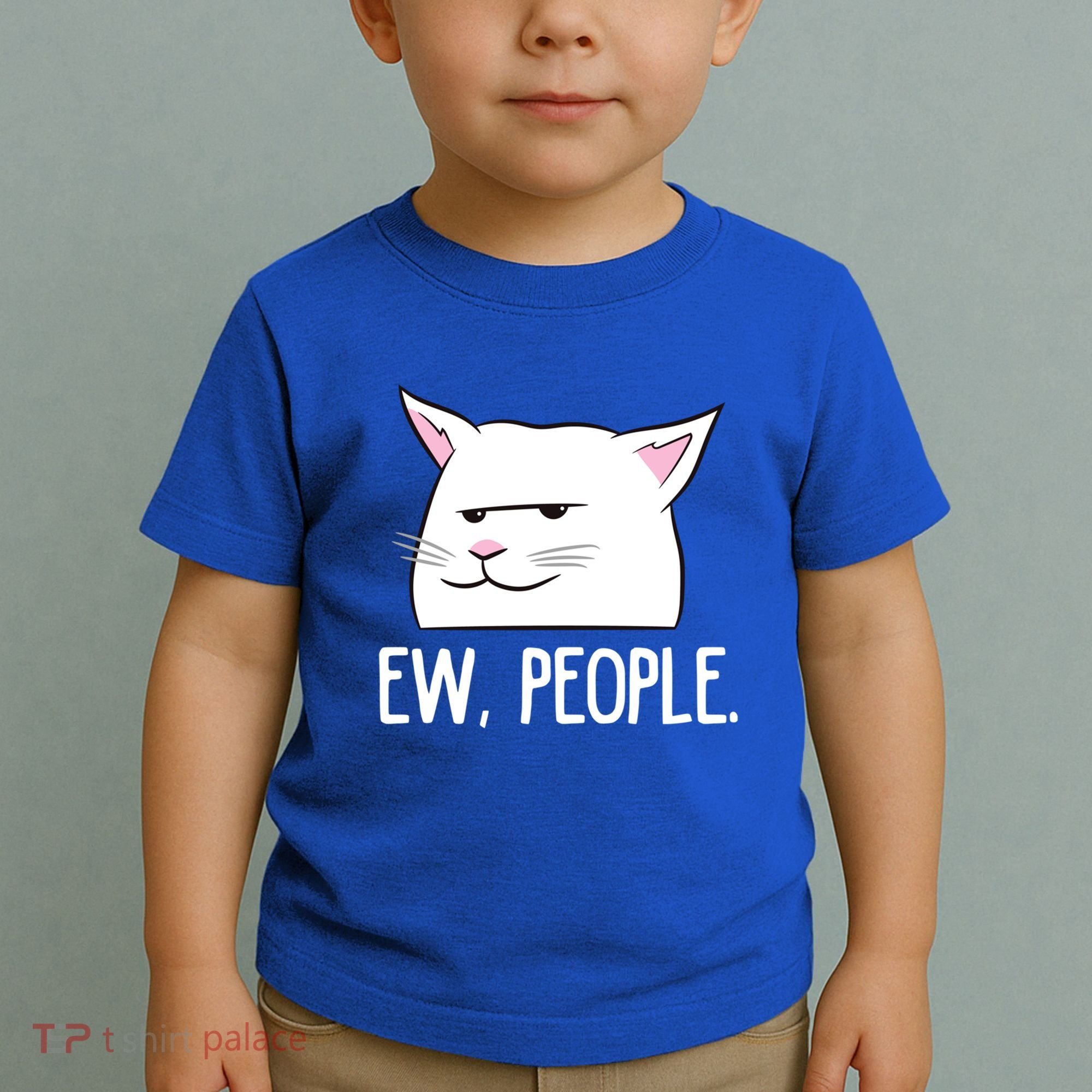 Funny Cat Ew People Love Cats Gift Toddler T-Shirt