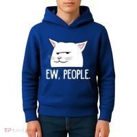Funny Cat Ew People Love Cats Gift Kids Hoodie thumb 4