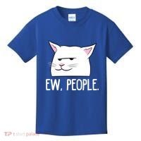 Funny Cat Ew People Love Cats Gift Kids T-Shirt thumb 0