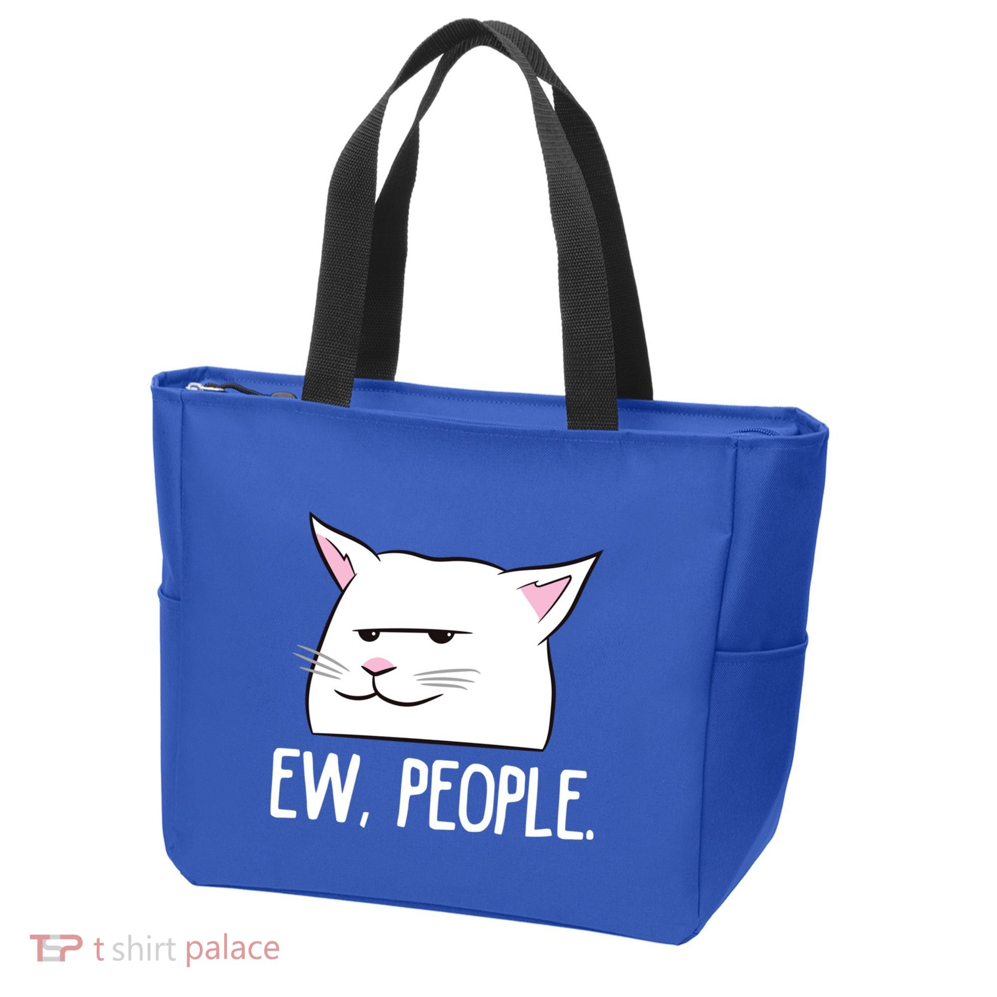 Funny Cat Ew People Love Cats Gift Tote Bag