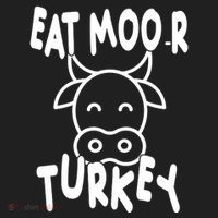Funny Cow Eat More Turkey Thanksgiving Women's Sweatshirt thumb 2