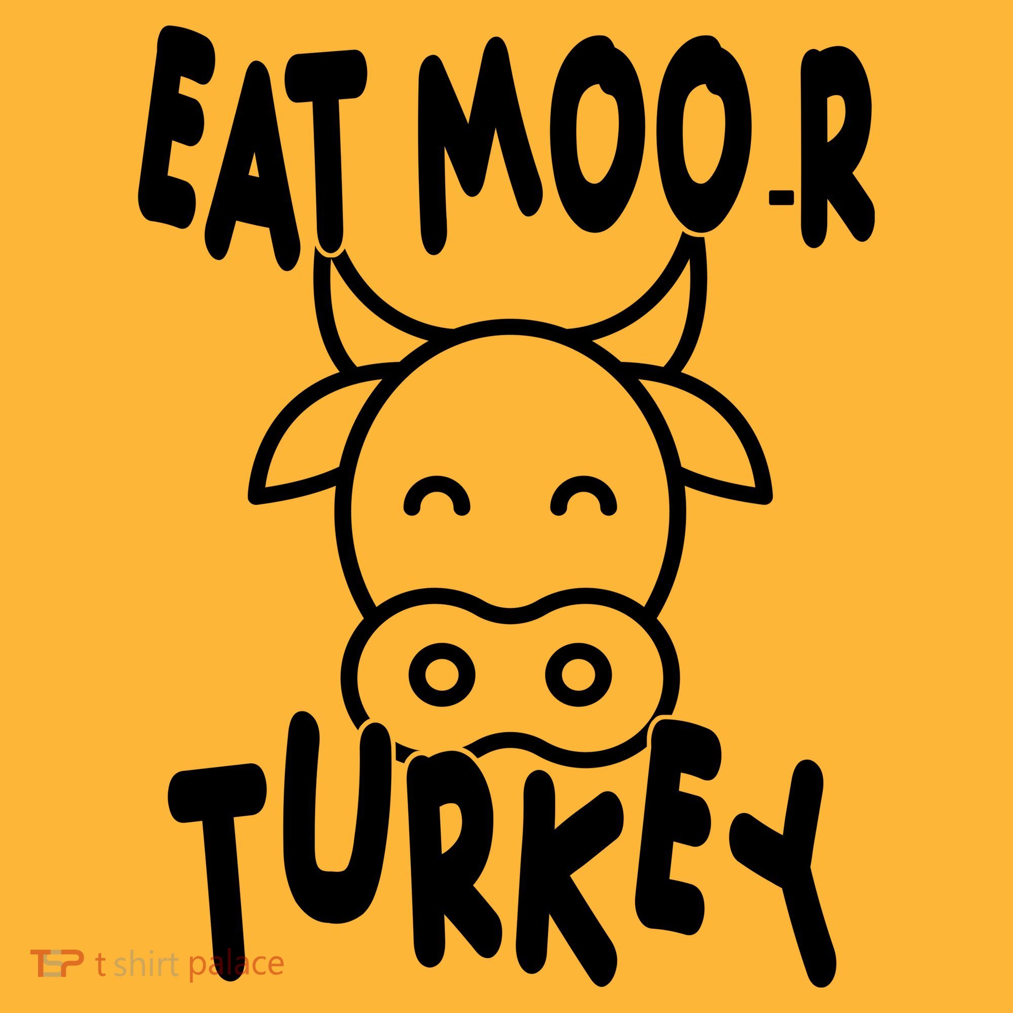 Funny Cow Eat More Turkey Thanksgiving Baby Bodysuit