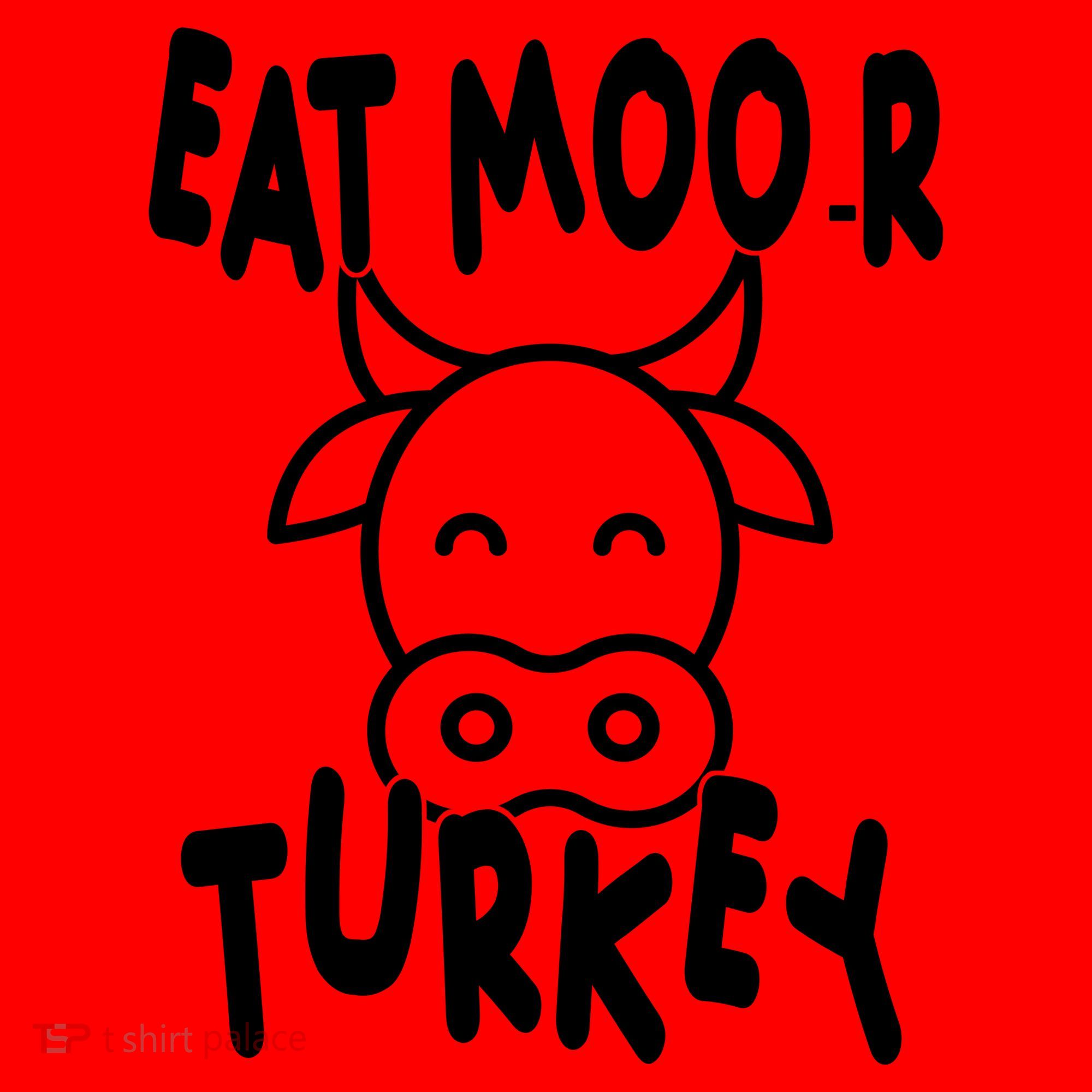 Funny Cow Eat More Turkey Thanksgiving Santa Hat