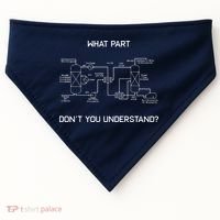 Funny Chemical Engineer Shirts Chemical Engineering USA-Made Doggie Bandana thumb 0