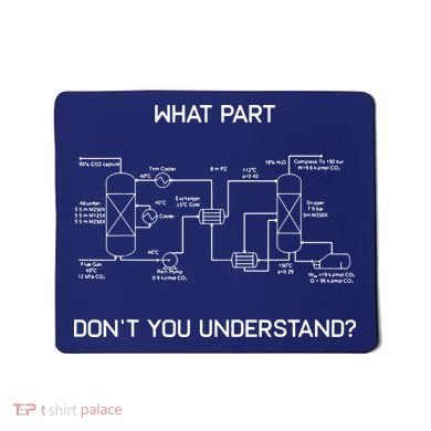 Funny Chemical Engineer Shirts Chemical Engineering Mousepad