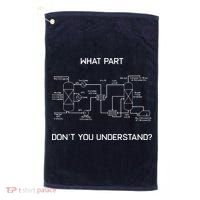 Funny Chemical Engineer Shirts Chemical Engineering Golf Towel thumb 0