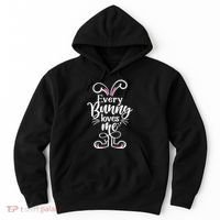 Funny Cute Easter Every Bunny Loves Me Hoodie thumb 0