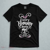 Funny Cute Easter Every Bunny Loves Me T-Shirt thumb 5