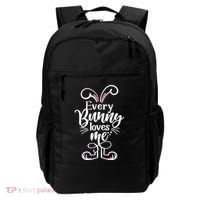 Funny Cute Easter Every Bunny Loves Me Backpack thumb 0