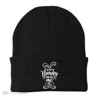 Funny Cute Easter Every Bunny Loves Me Beanie thumb 0