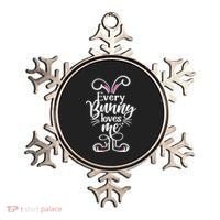 Funny Cute Easter Every Bunny Loves Me Ornament thumb 0