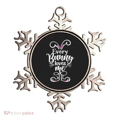 Funny Cute Easter Every Bunny Loves Me Ornament