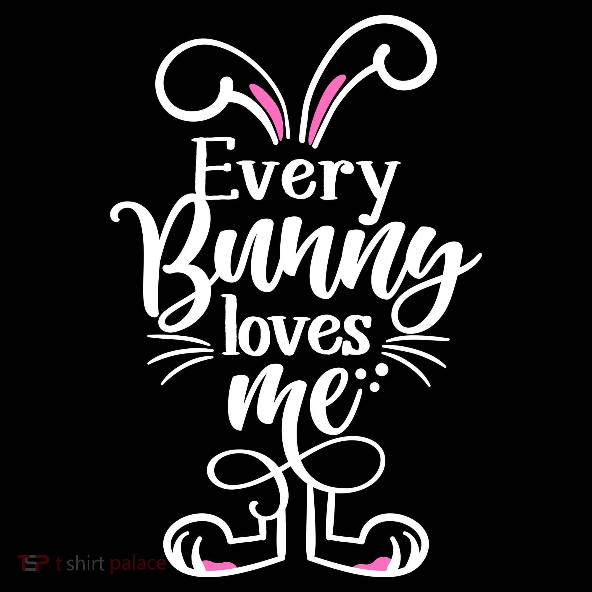 Funny Cute Easter Every Bunny Loves Me Ornament