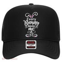 Funny Cute Easter Every Bunny Loves Me Hat thumb 0