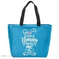 Funny Cute Easter Every Bunny Loves Me Tote Bag thumb 0