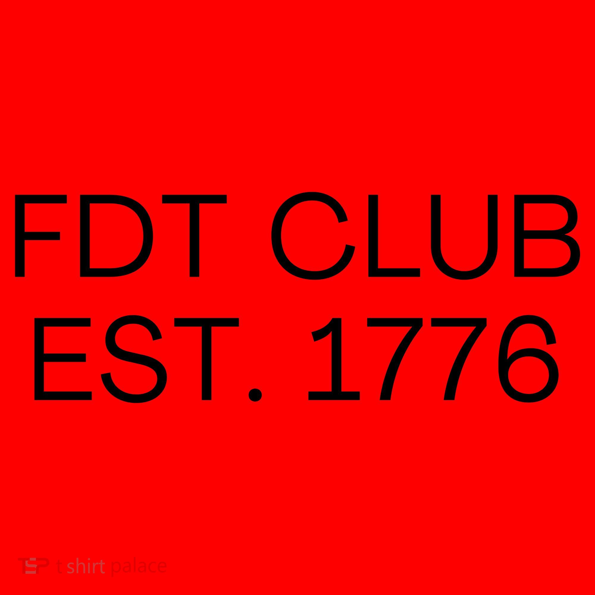 FDT CLUB EST. 1776 Santa Hat