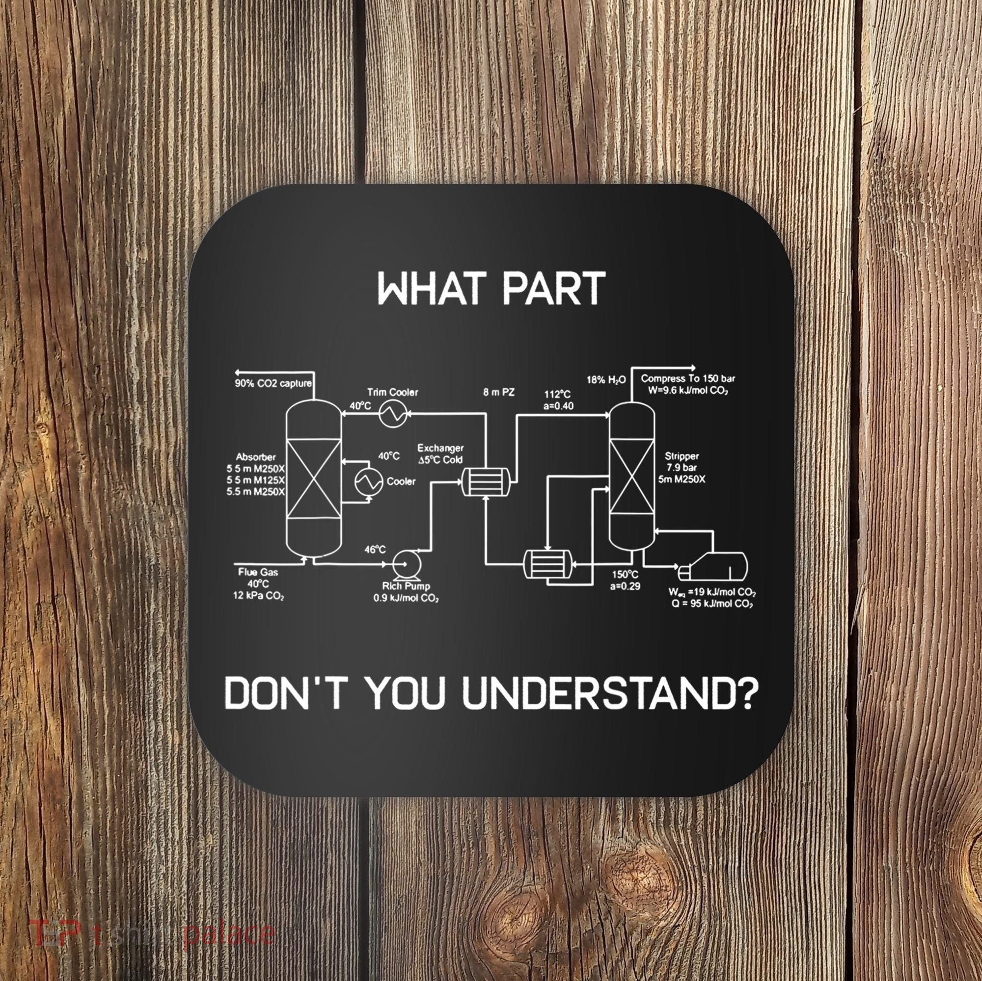 Funny Chemical Engineer Funny Gift Chemical Engineering Coaster