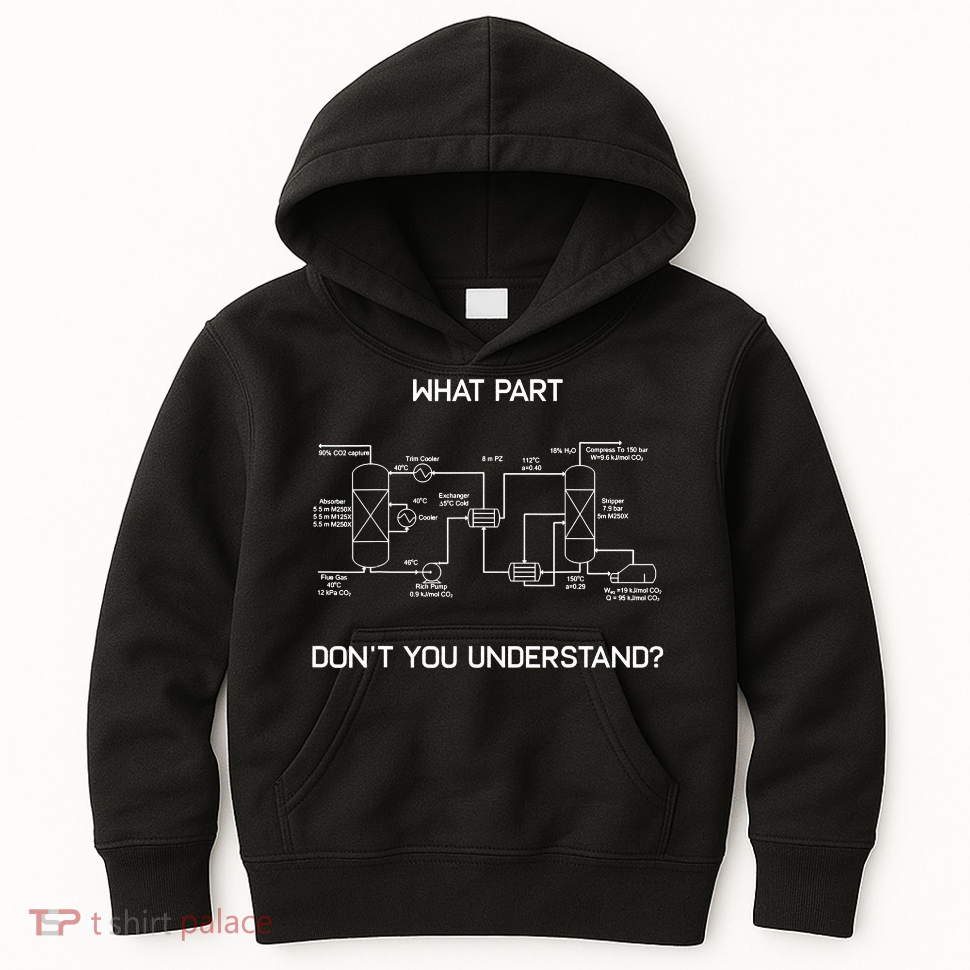 Funny Chemical Engineer Funny Gift Chemical Engineering Kids Hoodie
