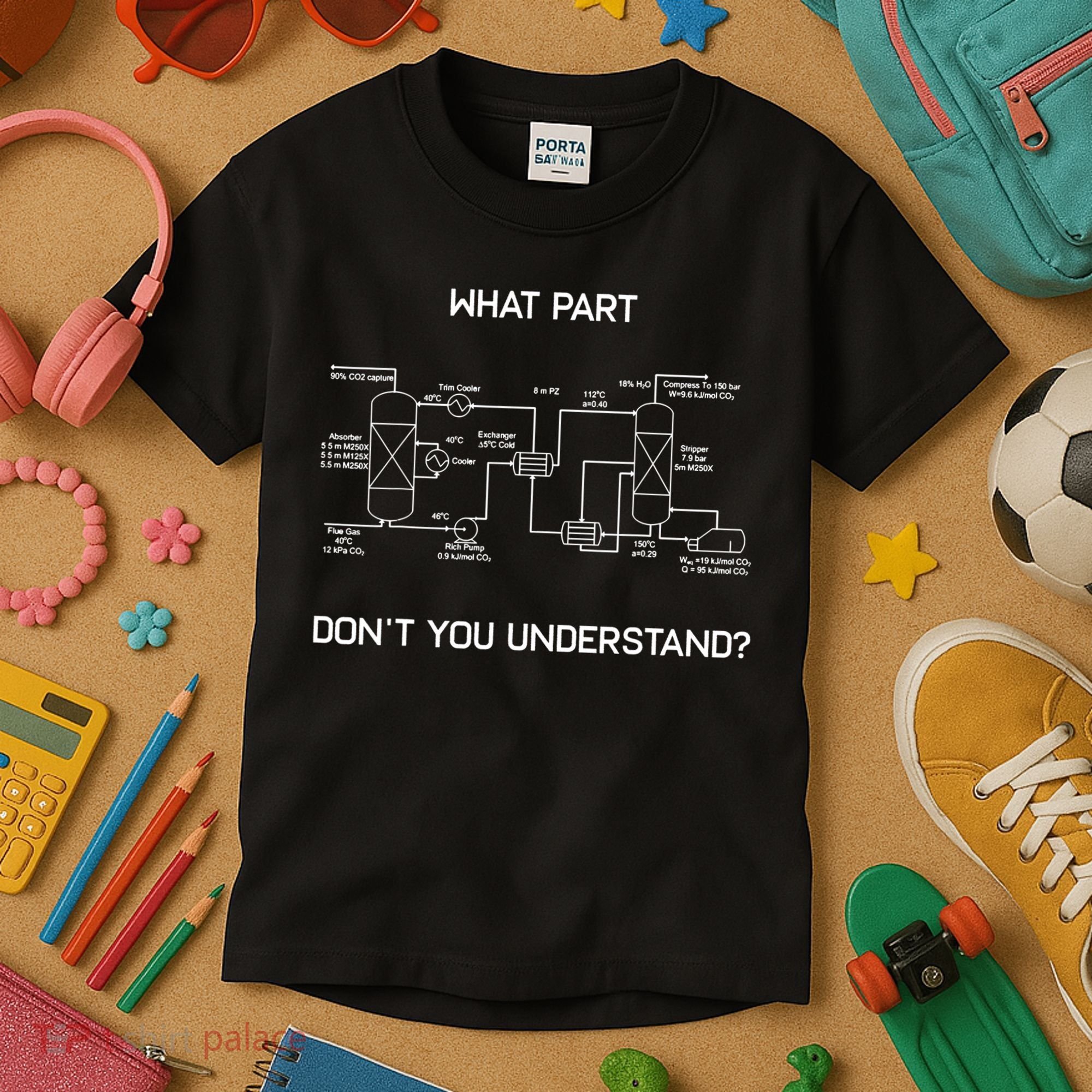 Funny Chemical Engineer Funny Gift Chemical Engineering Kids T-Shirt