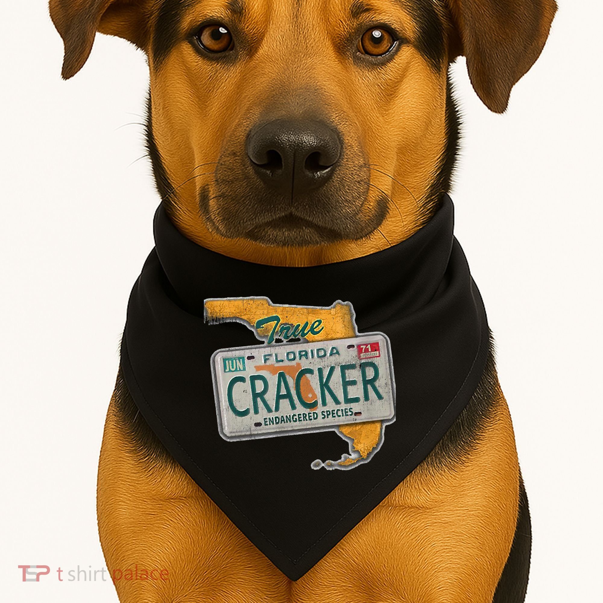 Florida Cracker Endangered Species Florida Native USA-Made Doggie Bandana